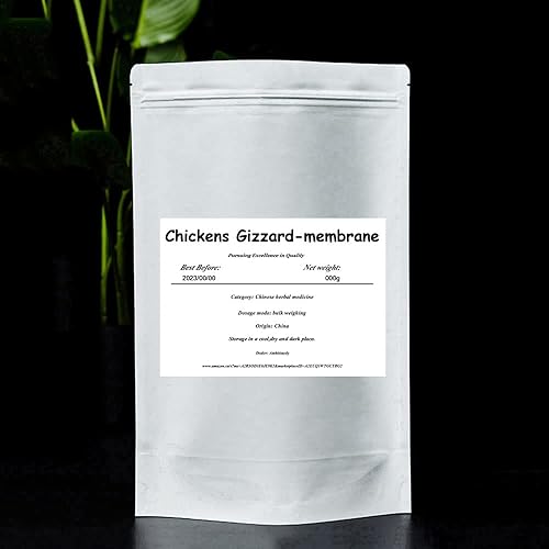 Miniatura 4 de Membrana de molleja de pollo natural seco entero, membrana de molleja de pollo Ji Nei Jin, tripas de pollo, (8.82 oz(0.55 libras))