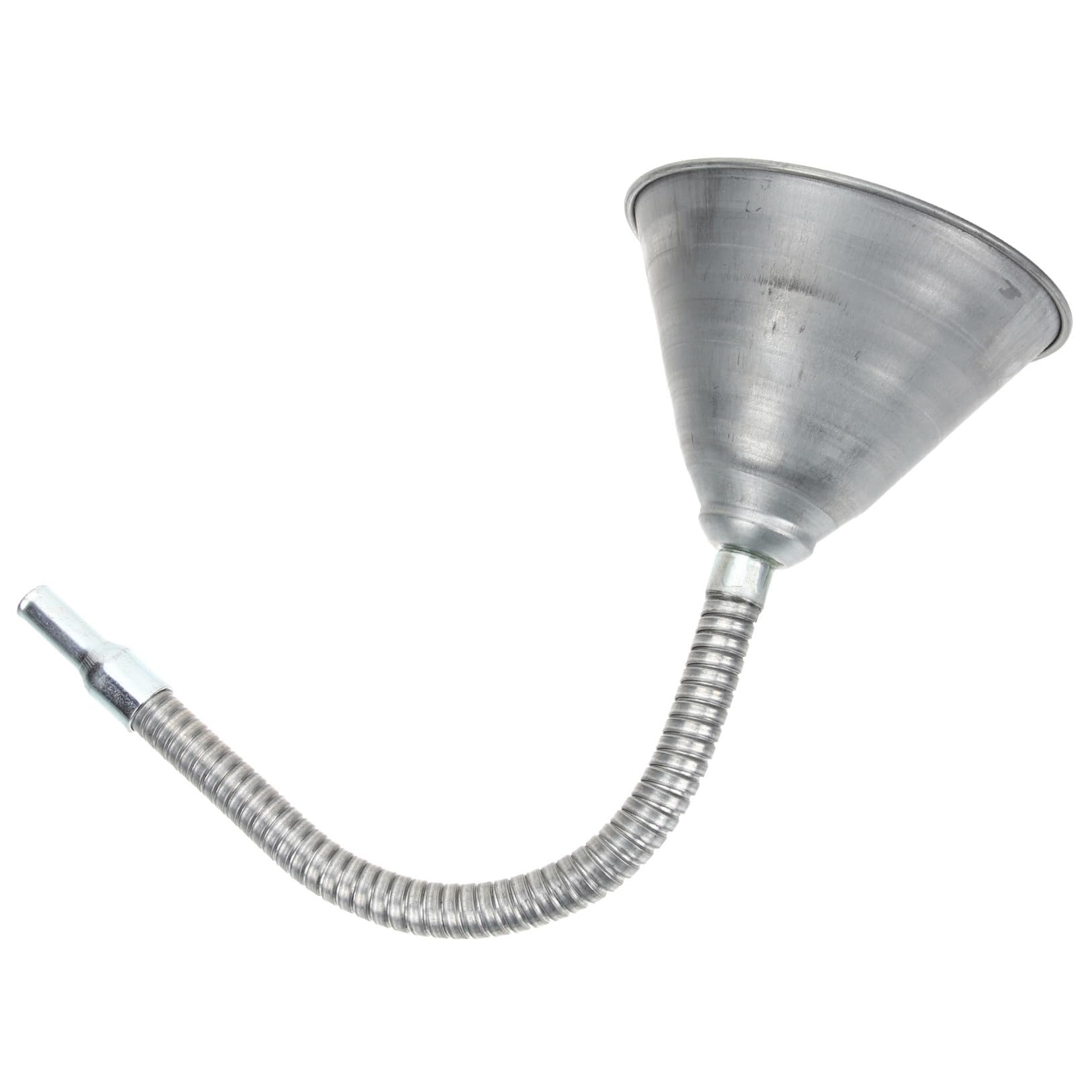 Amosfun Embudo De Aceite De Hierro Embudo y Flexible Para Cambio De Aceite Automotriz Para Coches Motos y Camiones
