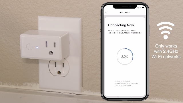 Image of Feit Electric Smart Wi-Fi Plug, Compatible with Alexa and Google Home