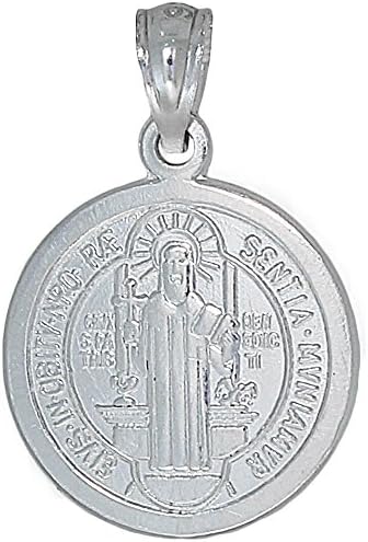 Plata de ley San Benito San Benito Ronda medallón colgante fabricado por ejewelryplus