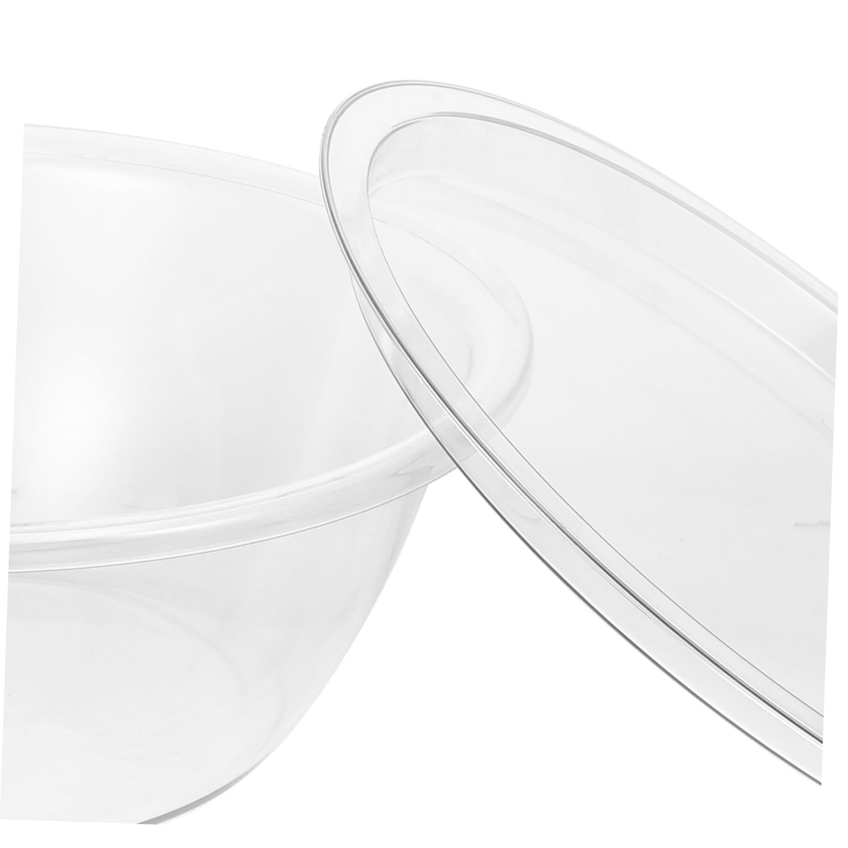 Gatuida Ciotola da Impasto con Coperchio, Plastica, Profonda, Grande