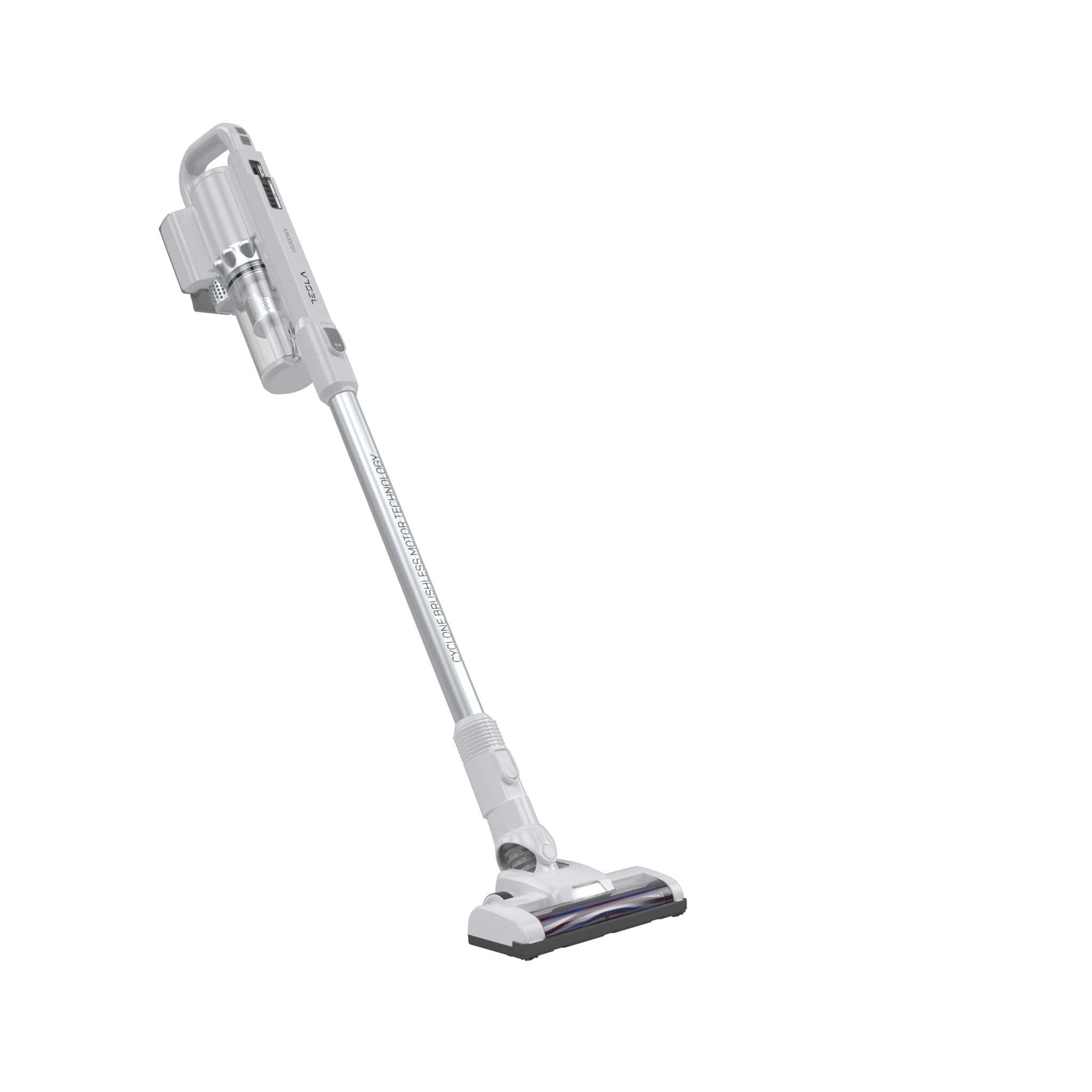 TESLA Aspiradora de Mano HS300WX, 200W, Depósito 200ml, Filtro HEPA Lavable, Batería Larga Duración, 2 Velocidades, Blanco