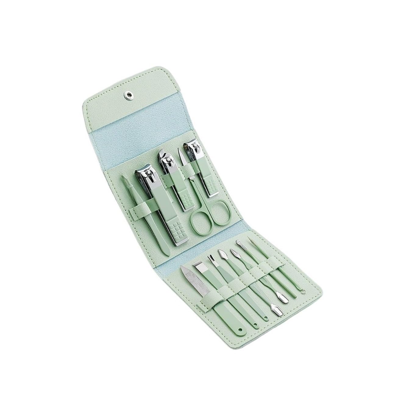 Ensemble de coupe-ongles de luxe ciseaux en acier pour manucure