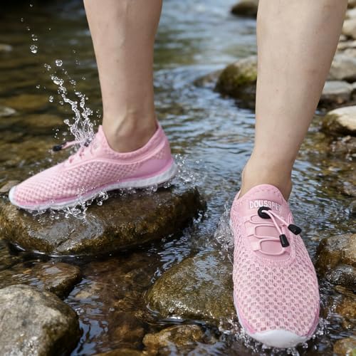 DOUSSPRT Women's Water Shoes Quick Drying Sports Aqua Shoes2