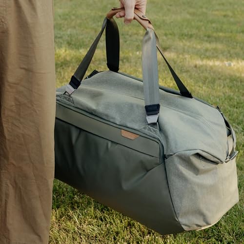 Image of Peak Design Travel Duffel 80L, Black, Extra-Wide Single Zip Access, Weatherproof Shell, 4 External Pockets, Fits Packing Cubes & Camera Cubes, Ideal for Longer Trips, Versatile Duffel Bag for Travel