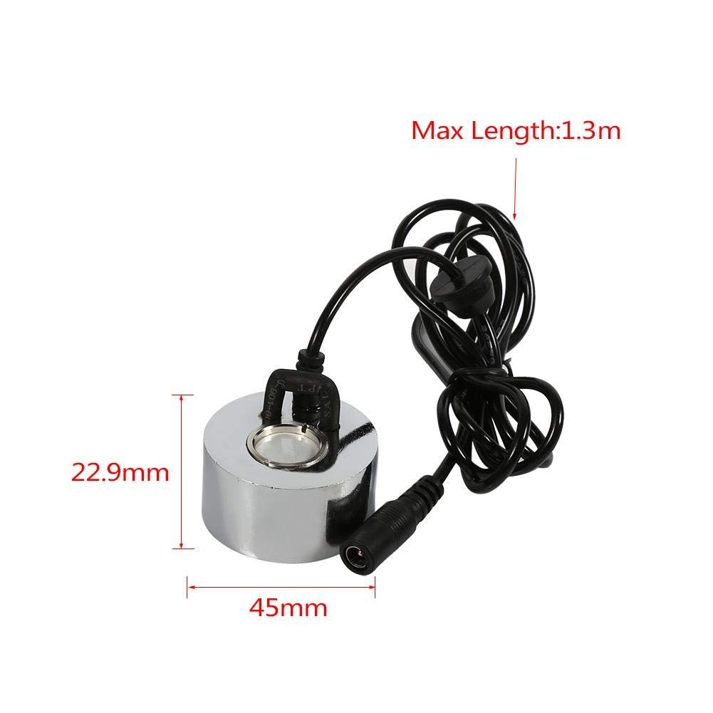Tyenaza Nebulizzatore ad Ultrasuoni con LED per Fontane e Laghetti - Umidificatore per Interni ed Esterni con Adattatore EU