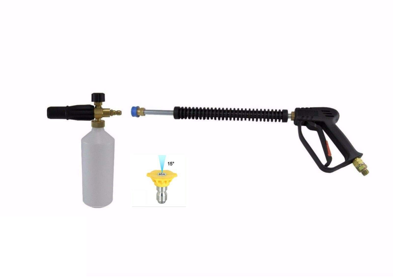 Pressurewasherpartsuk Compact Quick Release Gun Lance & Snow Foam Compatible with Karcher HD& HDS & Wash Nozzle