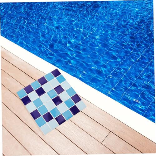 Carrelage céramique bleu pour rénover un sol glissant ou abîmé sans joint - 4