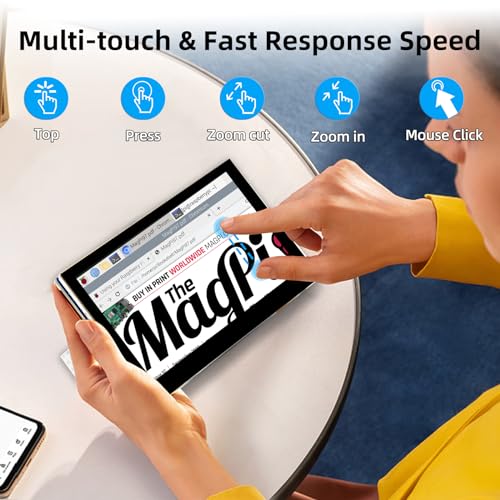 Image of 4.3 Inch Raspberry Pi Screen, 800x480 Pixel Capacitive Touchscreen, MIPI DSI LCD Display for Raspberry Pi, Driver-Free