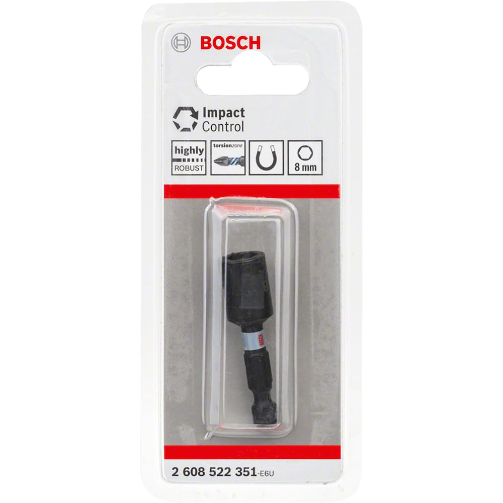 Bosch Professional Accessories 2608522351 Impact-Lokma Anahtarı 8 mm, 0 W, 0 V