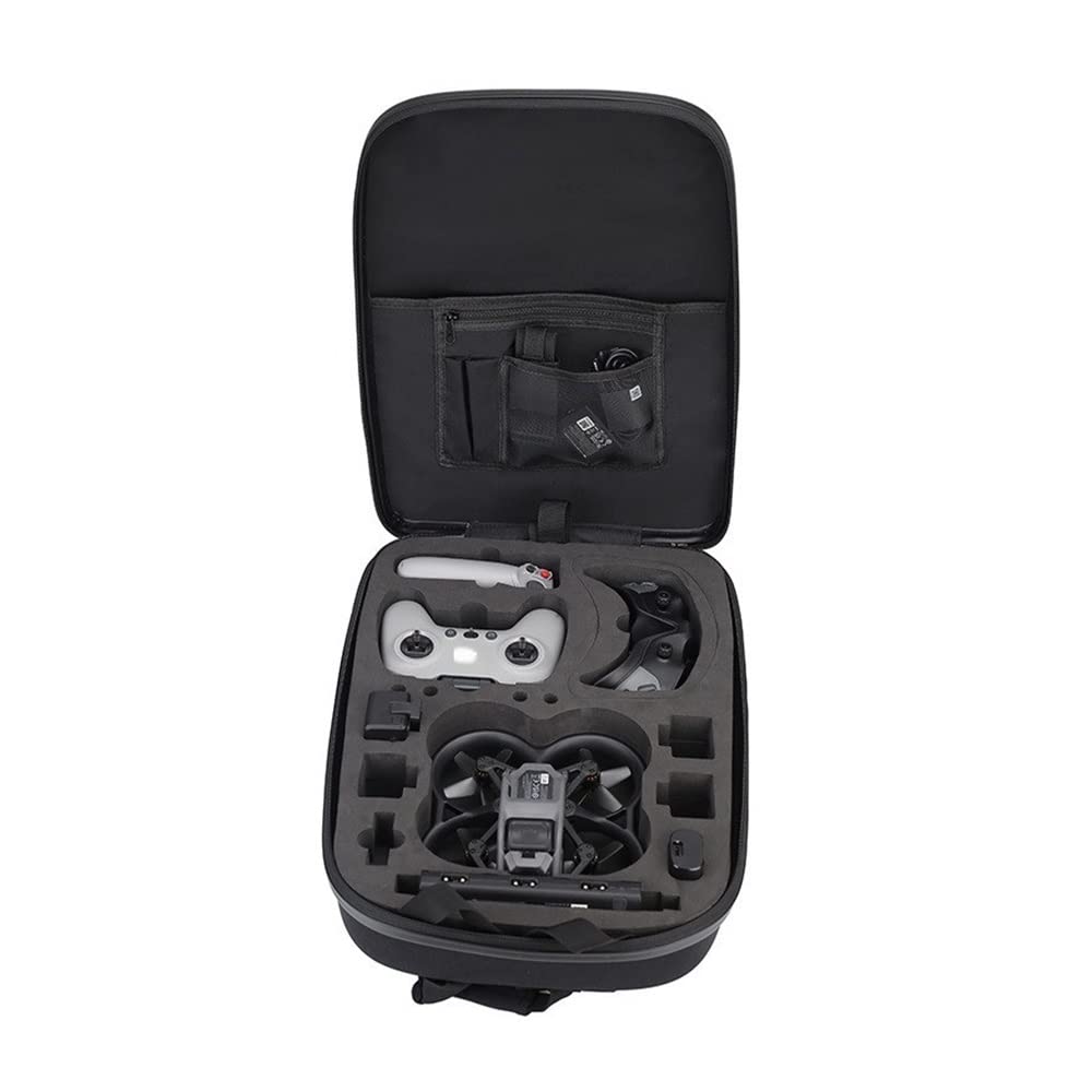 Wymienny do gogli DJI 2 Drone Plecak Crust Twarda obudowa Wodoodporna torba na gogle 2 okulary FPV, pilot zdalnego sterowania, przenośna obudowa do DJI do części AVATA, ciemnoszary, Jeden