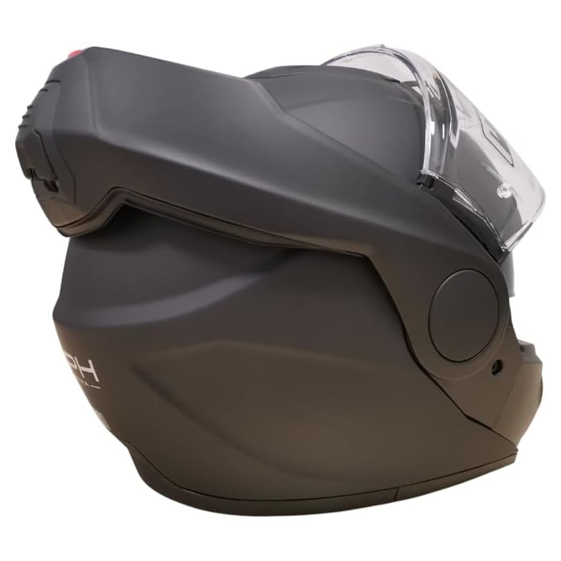 Casco reverse modulare MPH Artra nero per moto e scooter omologato ece 22.06 con pinlock