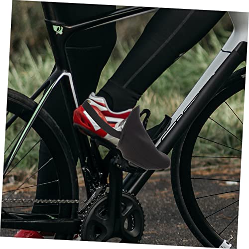 Cubiertas para zapatos de ciclismo Totority, 2 piezas, protectores térmicos para punta, impermeables y cortavientos, para uso al aire libre miniatura 4