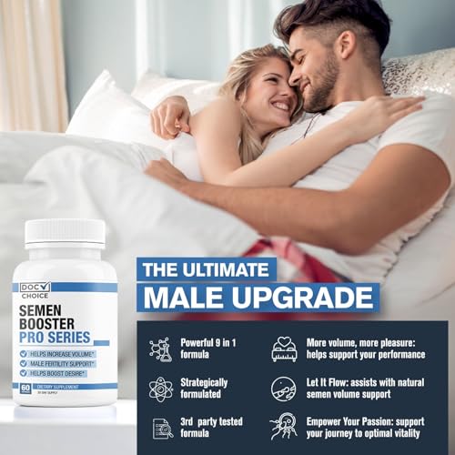 semen volume booster pro series for men - pills for men fast acting blood flow enhance load size healthier taste amp fertility support  3rd party tested supplement - 60 pills for adults