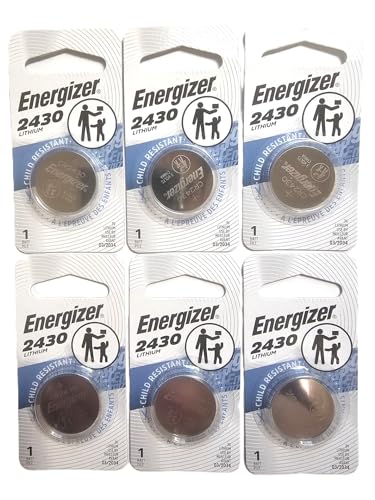 Paquete de 6 pilas de botón Energizer ECR2430BP 3V