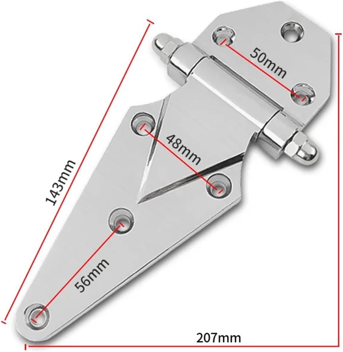 3Pcs A01 Zinc Alloy Oven Hinge Cold Storage Door Hinge Dryer Steam Cabinet Industrial Door Hinge(3pcs-A01)