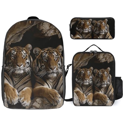 Sac à dos tigre résistant qui protège votre repas frais et vos fournitures de bureau