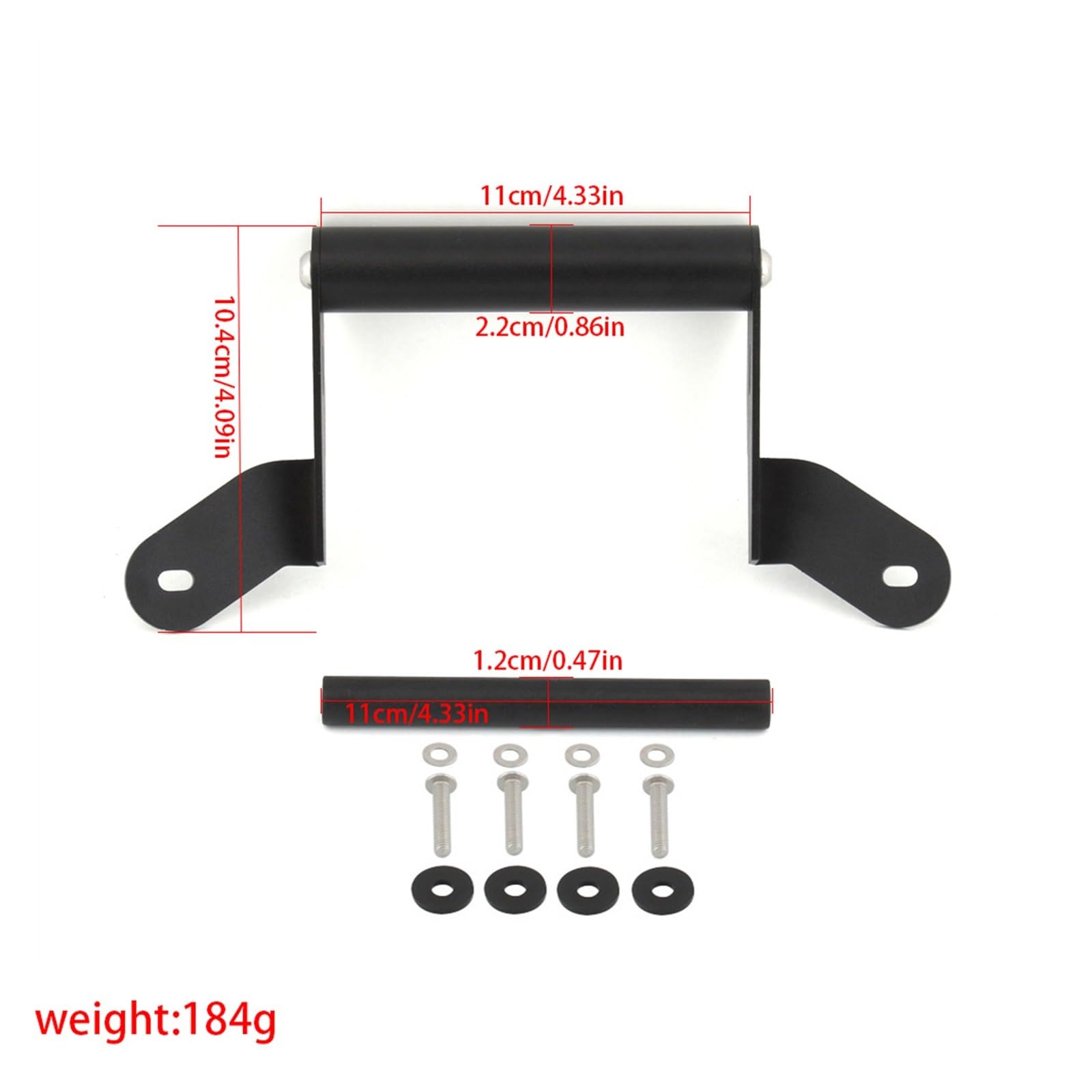 Téléphone GPS Support Navigation Support De Navigation GPS pour Téléphone Intelligent Adaptateur Moto pour BMW C400GT 2018 – 2024(12mm and 22mm)