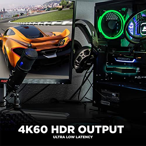 Pengo 4K Hdmi Pcie Capture Card, 4K60 Hdr Passthrough Internal Game Capture Card For Streaming Nintendo Switch, Ps5, Ps4, Xbox Series In Obs, Twitch, Low Latency/High Refresh Rate 144Hz 240Hz, No Hdcp #TOP2