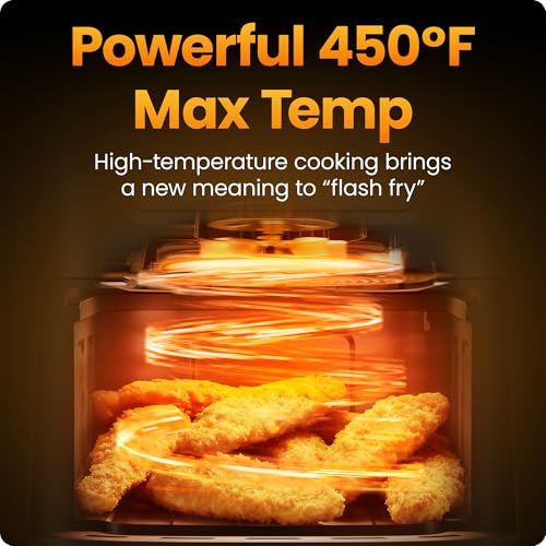 Chefman Compact Air Fryer 3.5 QT - Slim Design Fits Small Kitchens, 4-in-1 Air Fry, Bake, Dehydrate, Frozen, 450°F Max Temp, Narrow Footprint Saves Counter Space, Nonstick Ceramic, Dishwasher-Safe - image 3