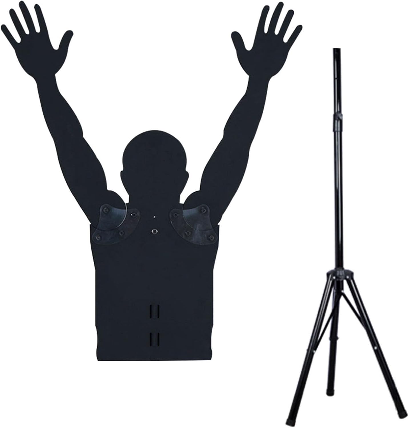 Defensive Dummy Basketball Shooting Trainer Dribbling Practice Device, Portable Height Adjustable Defender, Basketball Sparring (Tripod Base L)