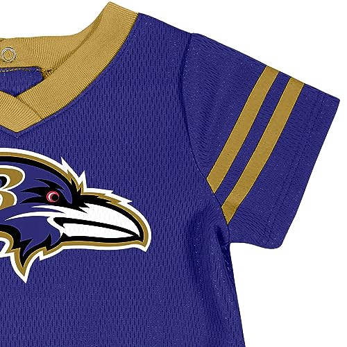 Image of Gerber NFL Baby Girls Jersey Dress and Diaper Cover