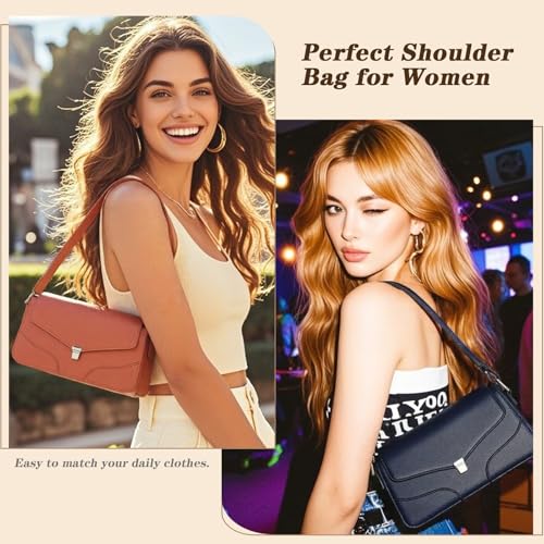 YIKOEE Womens Shoulder Bags Small Y2K Mini Purse with Vegan Leather2