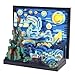 SAMYBLOCKS 2000+PCS Creative DIY Starry Night Micro mini Building Blocks,3D Painting Frame Wall Art Decoration Collection Construction,Best Gift for 14+ Boys Girls or Adults
