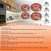 W10290350 W10290353 Porcelain Burner Drip Pans & MP22YA Electric Range Burner Element Unit Set & 330031 Range Burner Receptacle Kit by Cenipar-Compatible with Whirlpool Frigidaire Range Oven/Stove