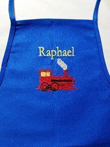 Personalized Kids Apron Embroidered With Name and Design