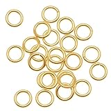 UnCommon Artistry 14K Gold Filled Open Jump Rings 4mm 21 Gauge (25)