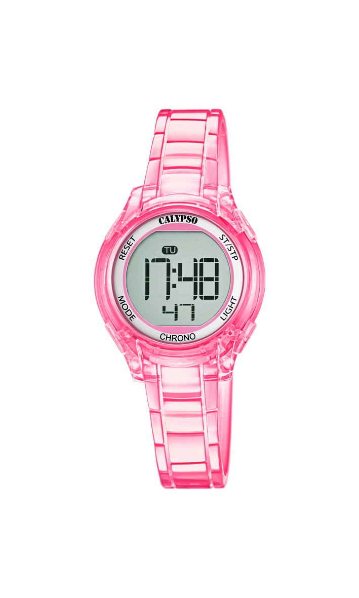 Calypso Reloj Digital de Cuarzo para Mujer con Correa de plástico K5737/3
