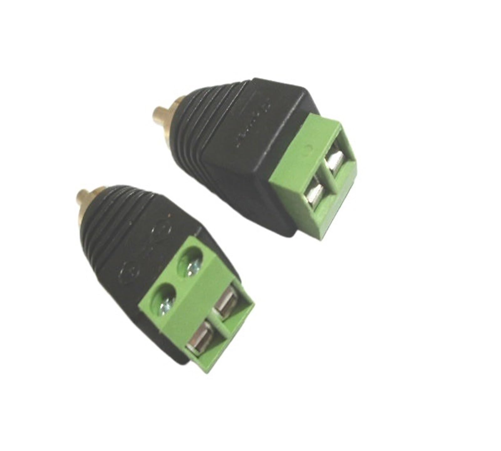 Bornier vers RCA mâle for adaptateur vidéo TV, connecteur Cinch, 100 pièces