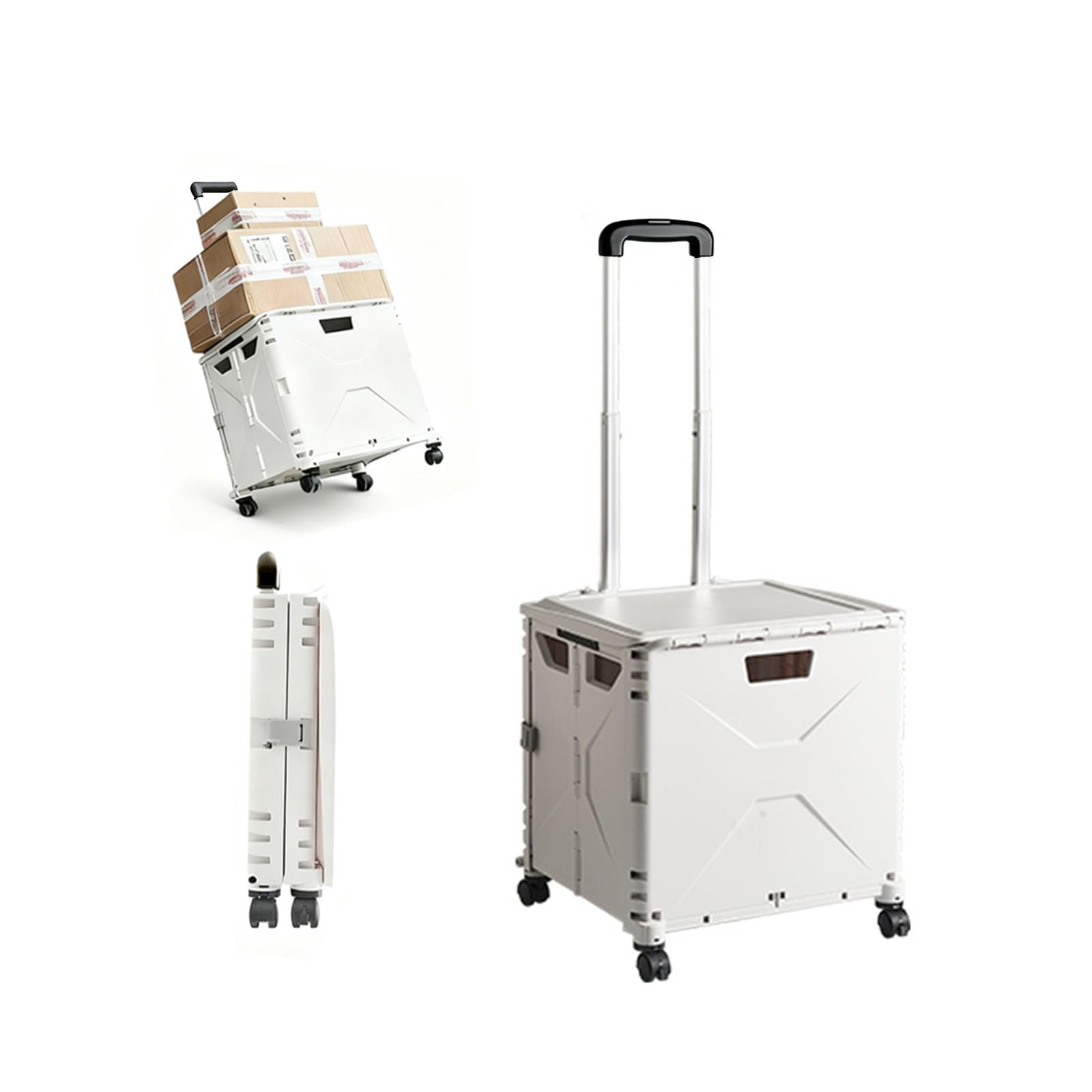 25SS CALEEキャリー FLIP UP TYPE CIRCLE L Amazon.com: QIYUNI Collapsible Rolling Crate on Wheels for
