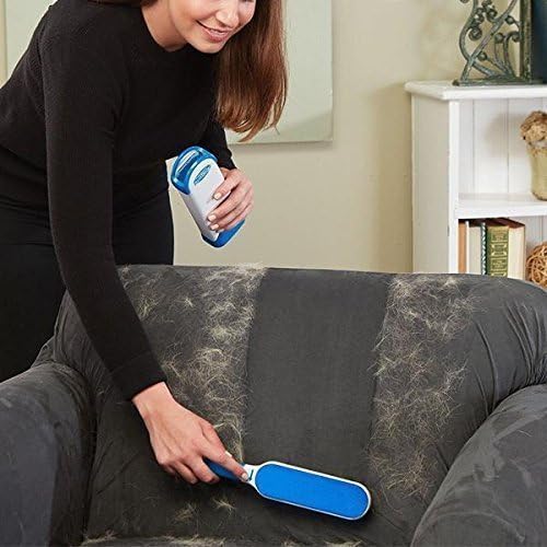 VALAM Bestow Reusable Pet Fur Remover with Self-Cleaning Base and Travel Size Wizard (Multicolour)