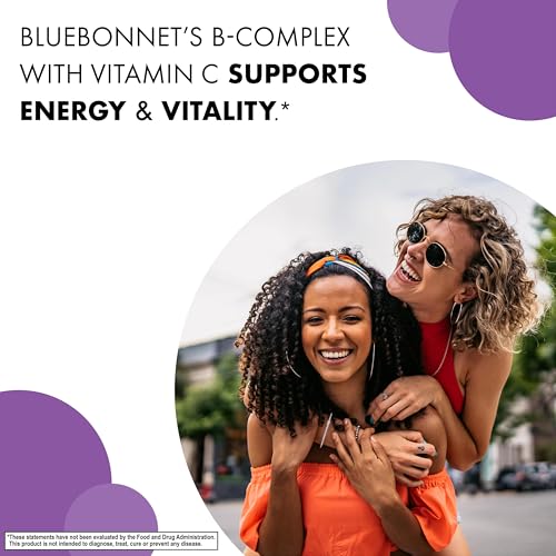 BlueBonnet Stress Vitamin B Complex for Women & Men - Daily Vitamin B6, B12, B2, B3, B5, Folate Energy & Daily Fatigue Supplement - Vegan & Gluten-Free VIT B Complex - 50 Vegetable Capsules - Image 6