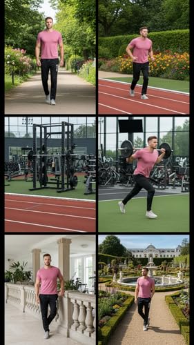 Image of EYSTONE Track Pants for Men || Activewear Pants || Men's Joggers Polyester with 2 Side Zipper Pockets Casual Trousers Stretchable (Sports | Gym | Yoga) (White Sports 1) (Pack of 1)
