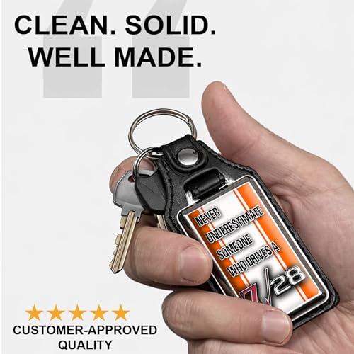 Image of Brotherhood Car Key Chain for Camaro - Classic Models Keychain for Men and Women Gift Key Ring - -