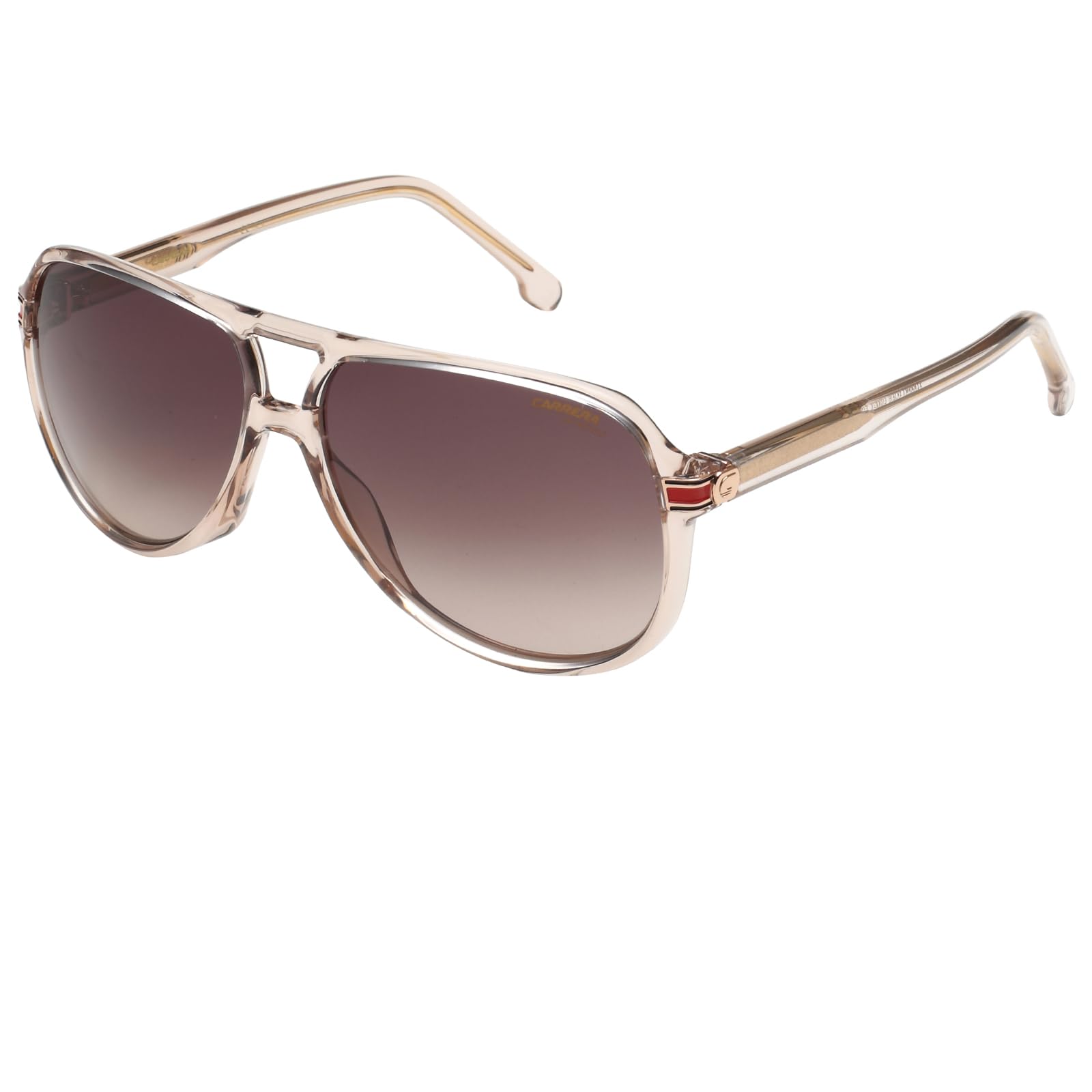 CarreraUnisex Non-Polarized UV Protected Brown Lens Plastic Aviator Sunglasses 1045/S