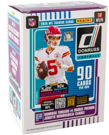 2025 Donruss Football Trading Cards Blaster Box (90 Cards) (Downtown)