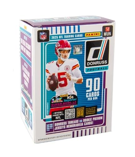2025 Donruss Football Trading Cards Blaster Box (90 Cards) (Downtown)