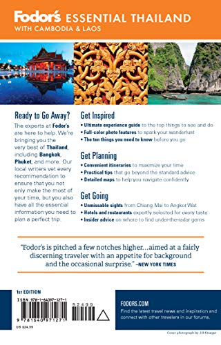 Fodor's Essential Thailand: With Cambodia & Laos (Full-Color Travel Guide) #TOP1