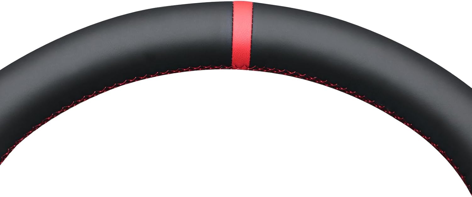 MEWANT DIY Stitching Steering Wheel Cover Wrap for Acura TLX A-Spec Type-S 2021-2025/MDX A-Spec Type-S 2022-2025 Steering Wheel Accessories for Acura