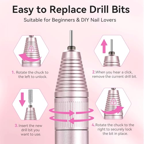 Professional Nail Drill Machine Rechargeable