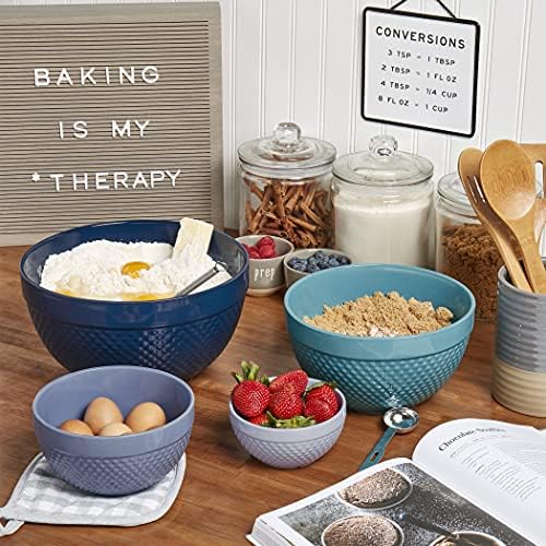 TTU Tabletops Gallery Hobnail Style Mixing Bowl Set - Thumbnail 3