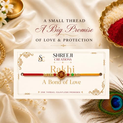 Image of Swastik Design Rakhi