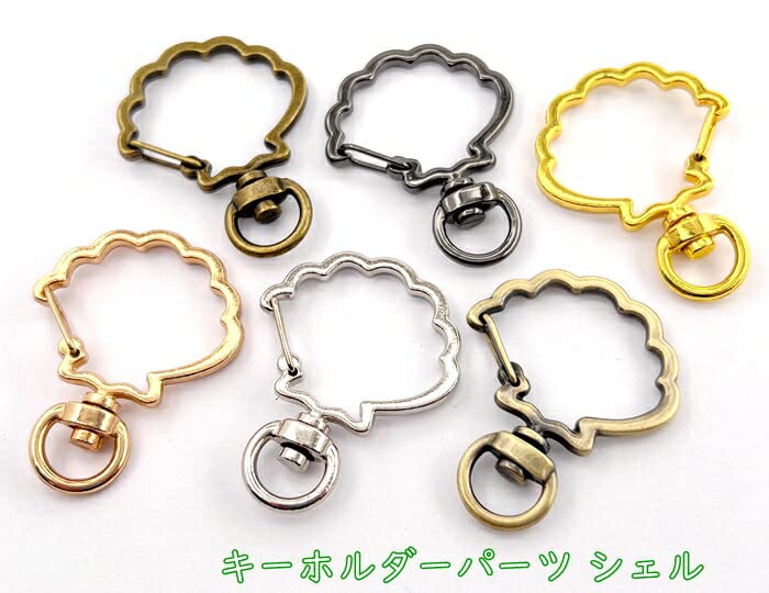 シルバー貝殻型キーホルダー 楽天市場】シルバー925 スカル キーリング キーホルダー