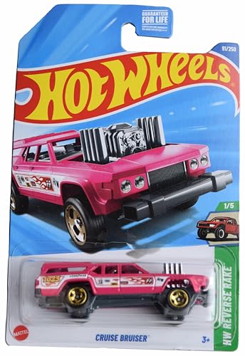 Hot Wheels Cruise Bruiser 1:64 Rosa miniatura 1