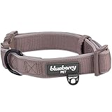 Blueberry Pet 6 Colors Soft & Comfy Made Well Classic Neoprene Padded Dog Collar, Beaver Brown, Medium, Neck 14.5