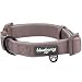 Blueberry Pet 6 Colors Soft & Comfy Made Well Classic Neoprene Padded Dog Collar, Beaver Brown, Medium, Neck 14.5"-20", Adjustable Collars for Dogs